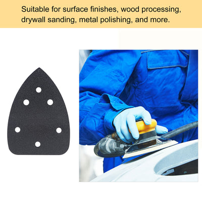 Harfington Sandpapers Hook Loop Sanding Pads Silicon Carbide