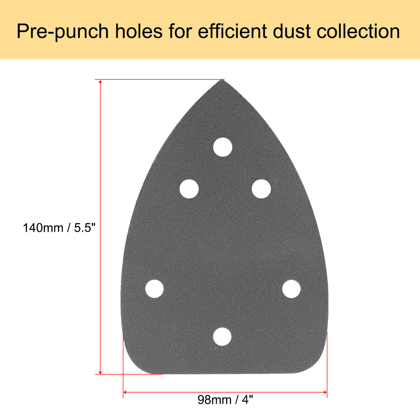 Harfington Detail Sandpapers Hook Loop Sanding Pads Silicon