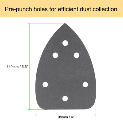 Harfington Detail Sandpapers Hook Loop Sanding Pads Silicon
