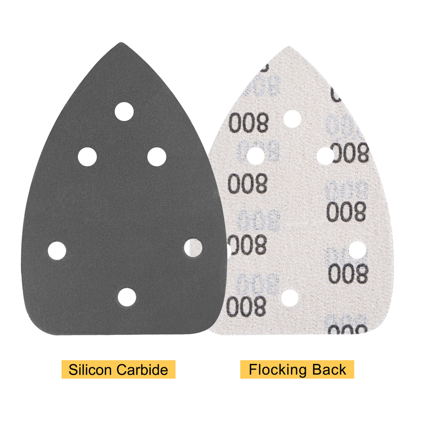 Harfington Detail Sandpapers Hook Loop Sanding Pads Silicon