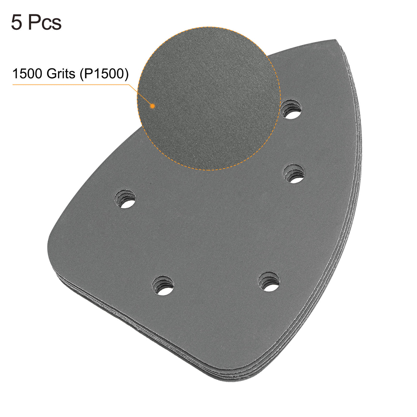 Harfington Detail Sandpapers Hook Loop Sanding Pads Silicon