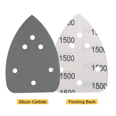 Harfington Detail Sandpapers Hook Loop Sanding Pads Silicon