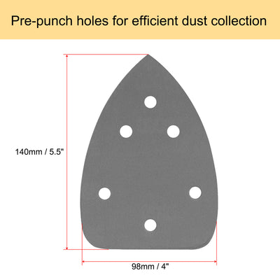 Harfington Detail Sandpapers Hook Loop Sanding Pads Silicon
