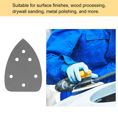 Harfington Detail Sandpapers Hook Loop Sanding Pads Silicon