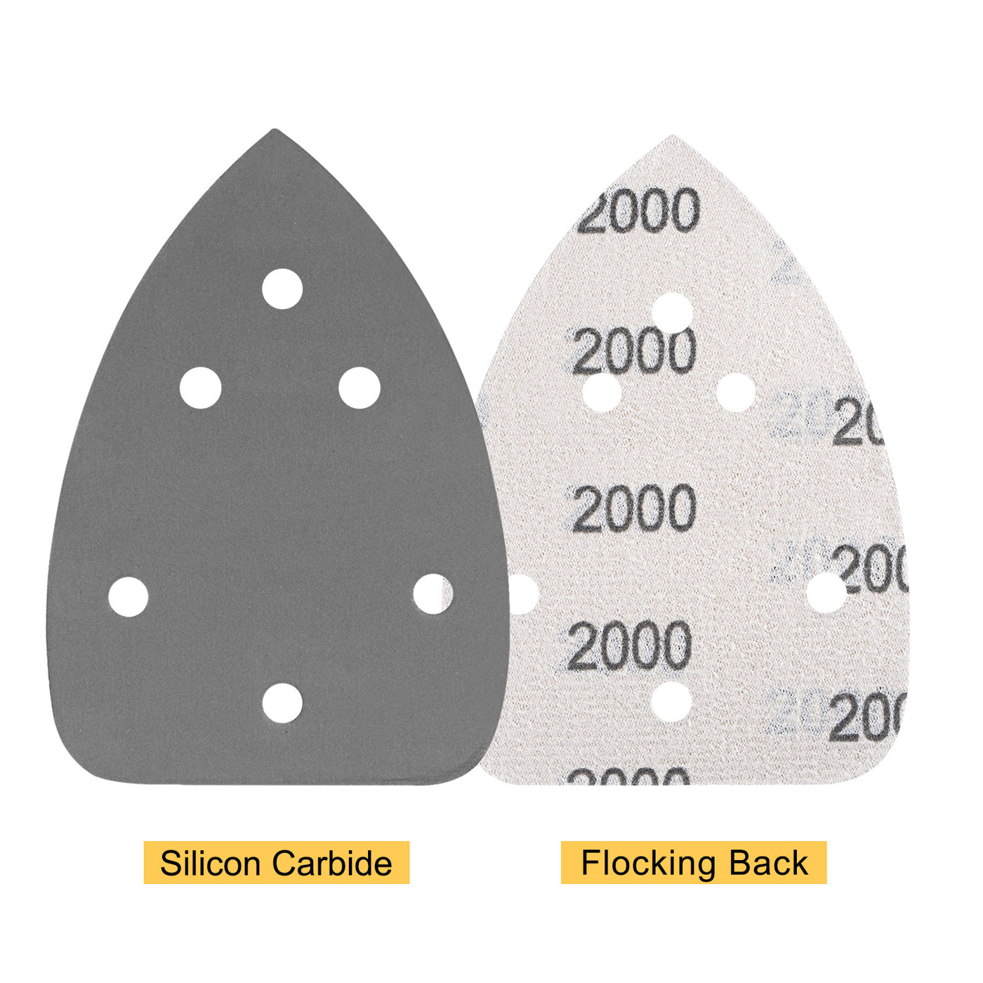 Harfington Detail Sandpapers Hook Loop Pads Silicon Carbide