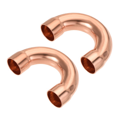 Harfington 180-Grad-Rücklaufbogen-Kupferanschluss, geschweißter Winkelanschluss, für HVAC-Kühlung