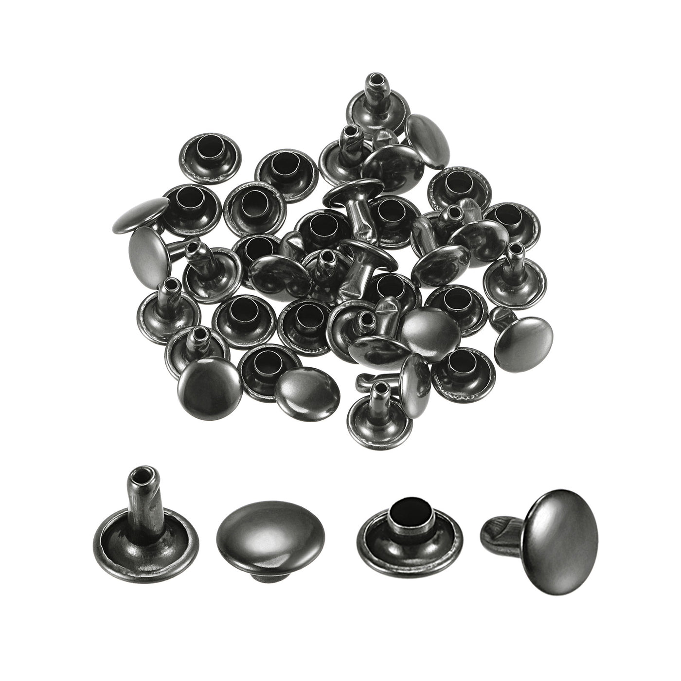Harfington Leather Rivets Double Cap Brass Rivet Leather Studs