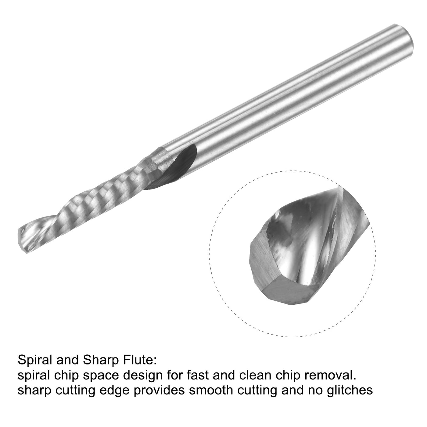 Harfington Carbide End Mill CNC Router Bit Cutting Tool
