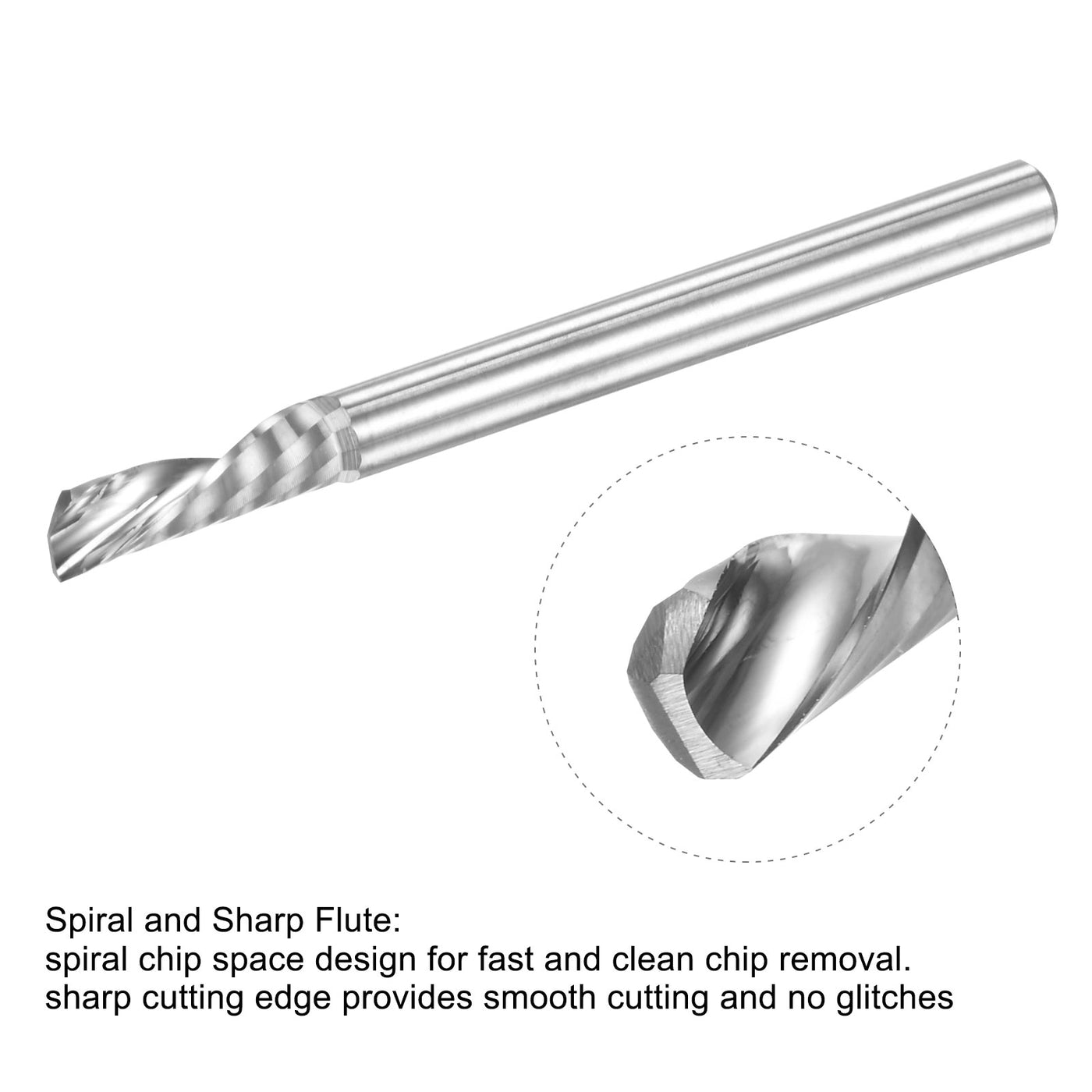 Harfington Shank Carbide End Mill CNC Router Bit Cutter