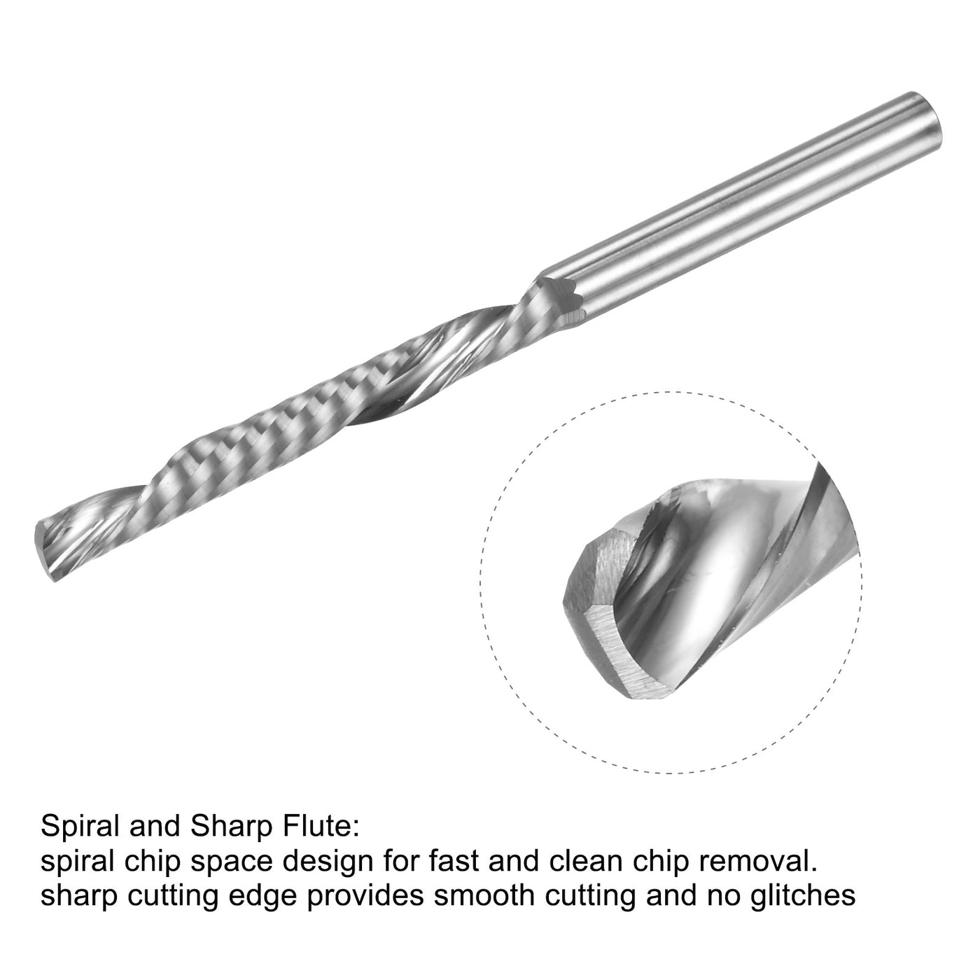 Harfington Shank Carbide End Mill CNC Router Bit Cutter