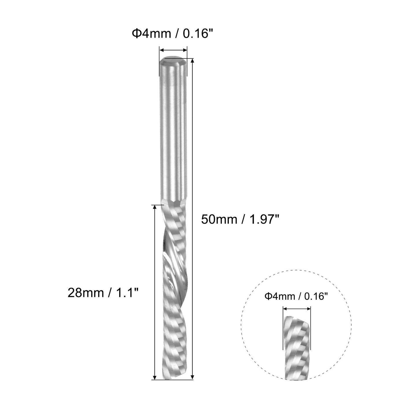 Harfington Carbide End Mill CNC Router Bit