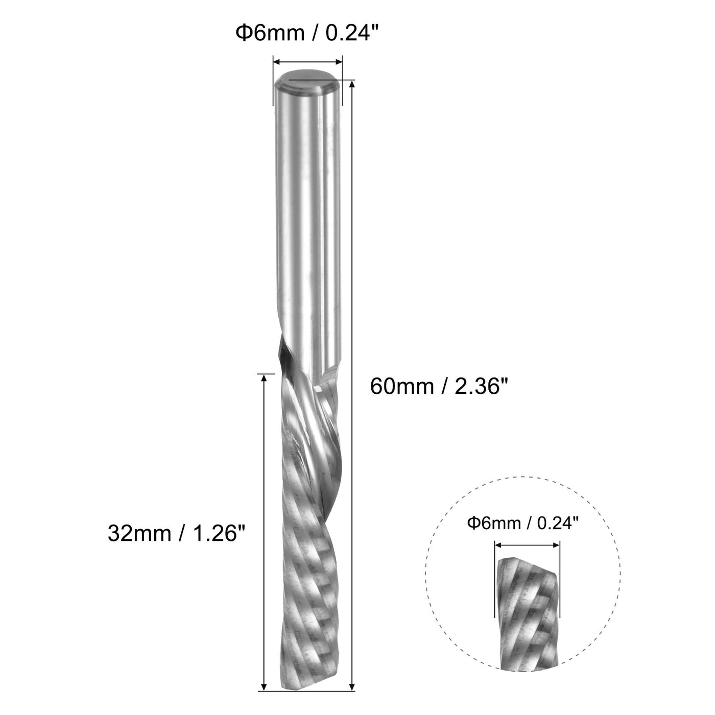 Harfington Carbide End Mill CNC Router Bit