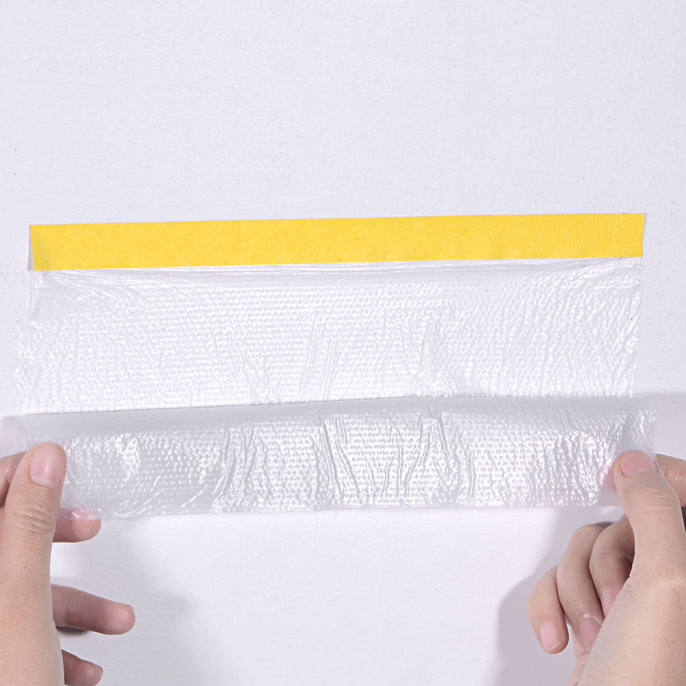 Harfington Pre-Taped Masking Film with Medium-Tack for Painters