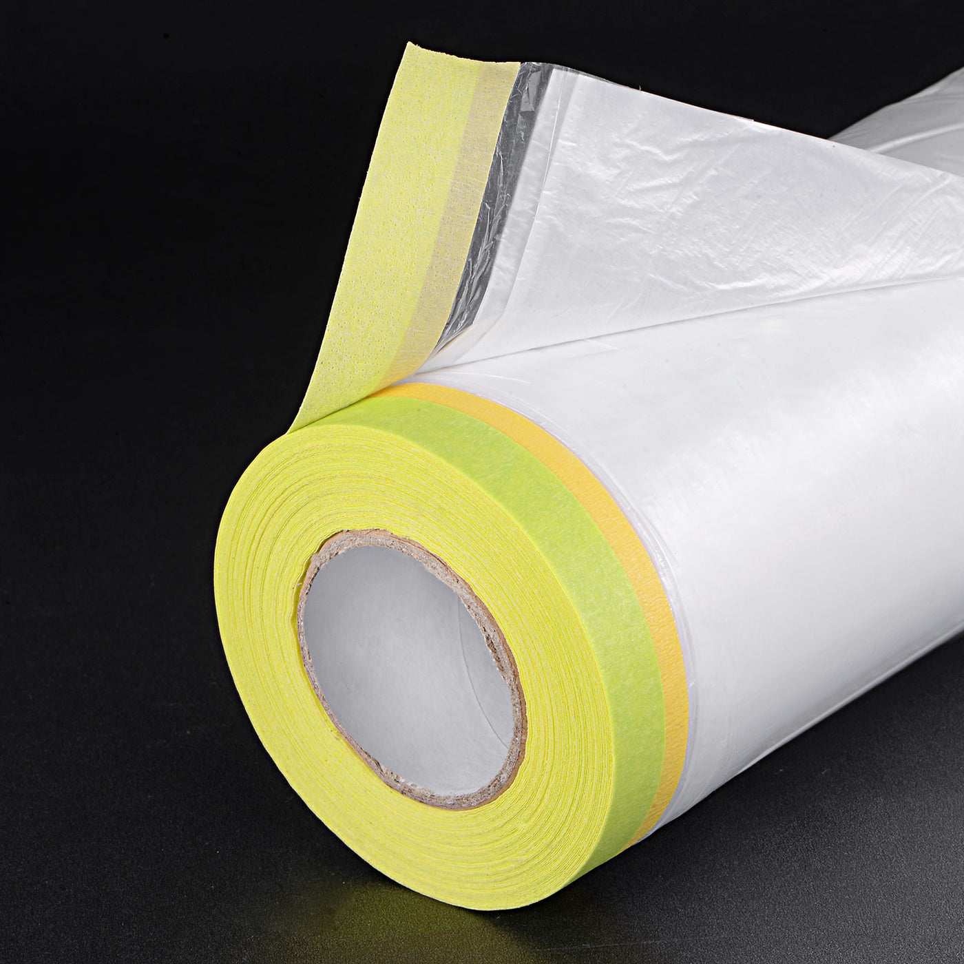 Harfington Pre-Taped Masking Film with Medium-Tack for Painters