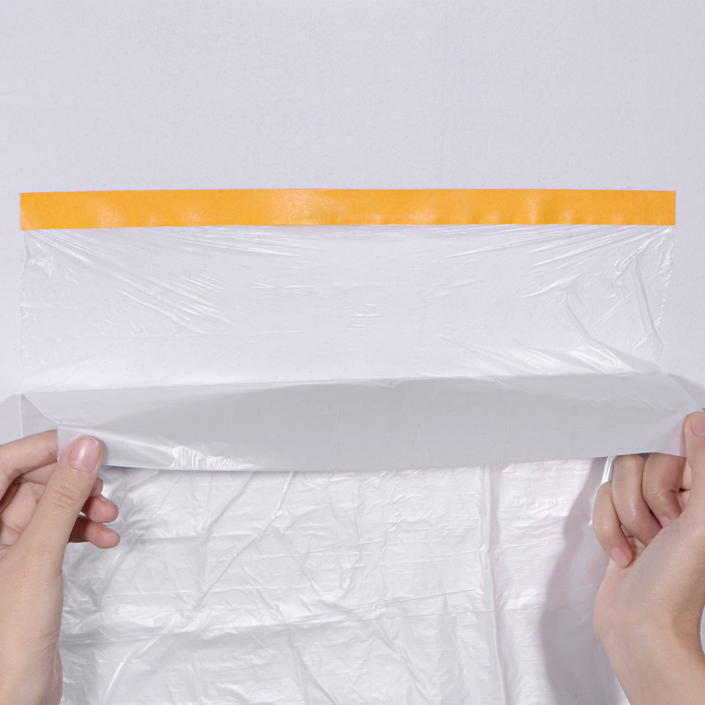 Harfington Pre-Taped Masking Film with High-Tack Painters Tapes