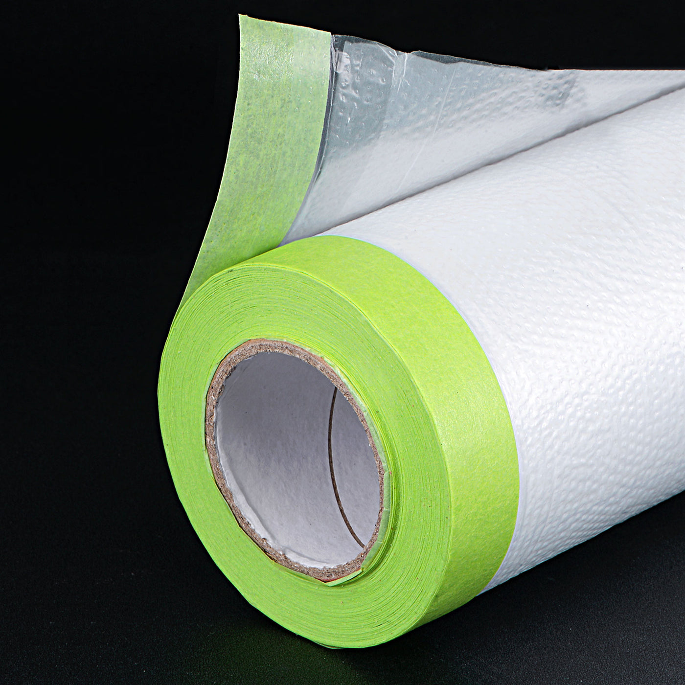 Harfington Pre-Taped Masking Film with Medium-Tack Painters Tape