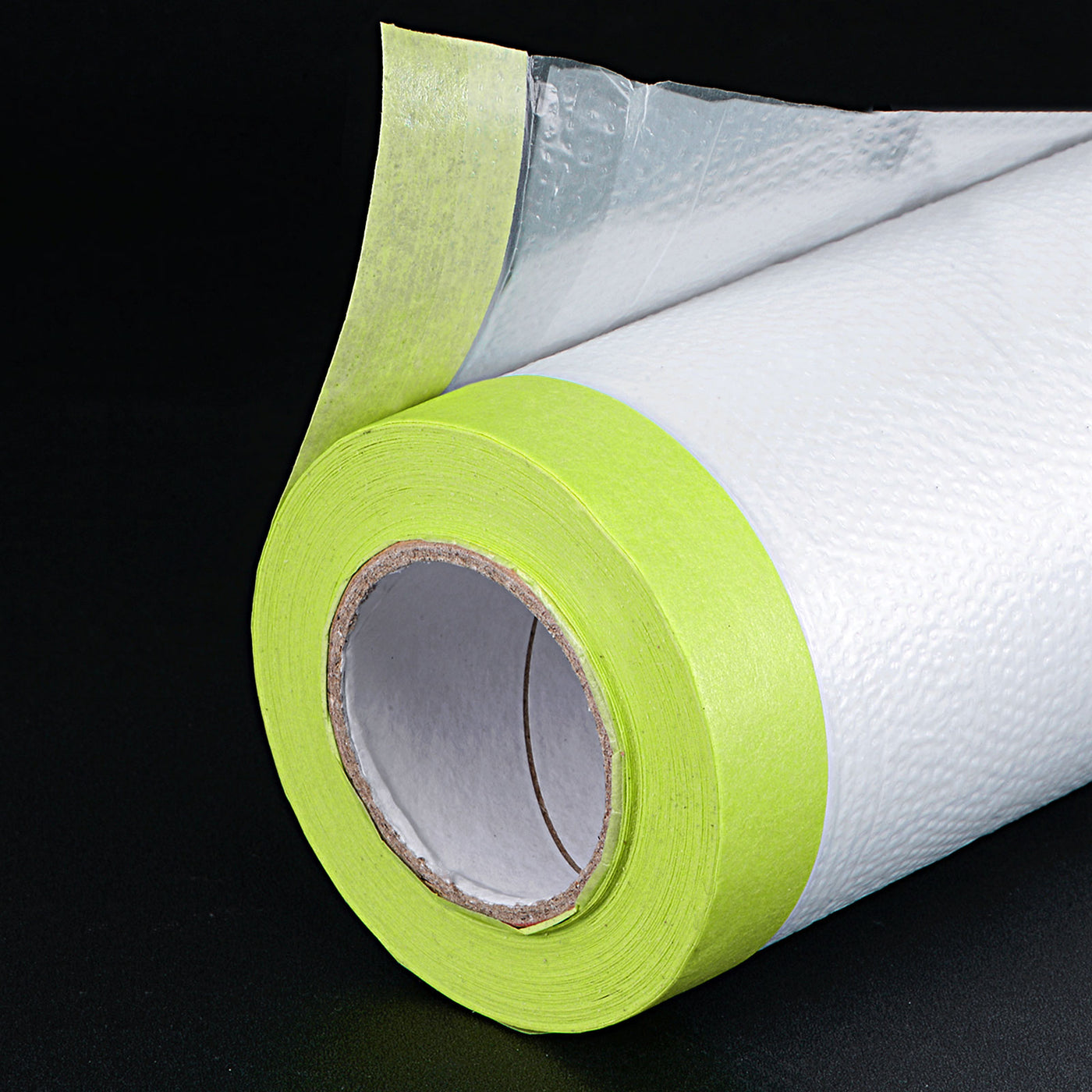 Harfington Pre-Taped Masking Film with Medium-Tack Painters Tape