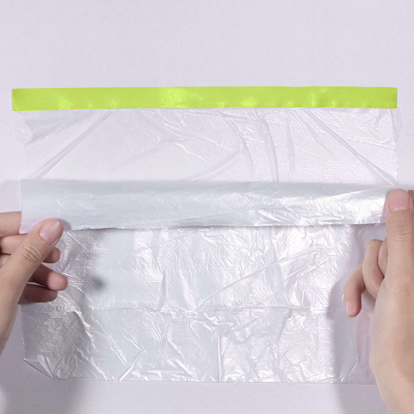 Harfington Pre-Taped Masking Film with Medium-Tack Painters Tape