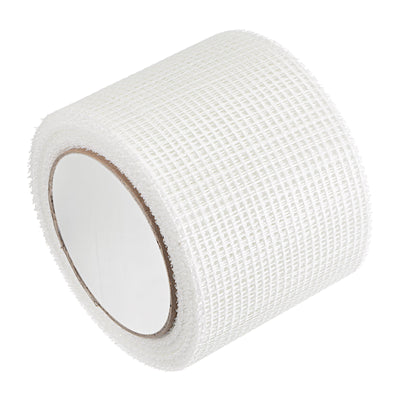 Harfington Drywall Joint Tape Self-Adhesive Fiberglass 3.9-inch x 82-feet, 2.8mm Mesh 2Pcs