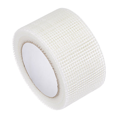 Harfington Drywall Joint Tape Self-Adhesive Fiberglass 3.2-inch x 98-feet, 2.8mm Mesh 2Pcs