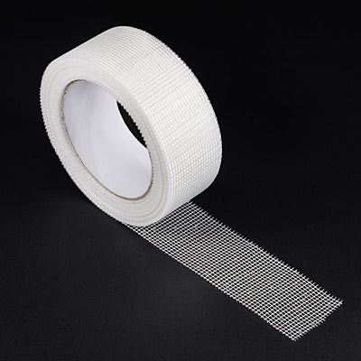 Harfington Drywall Joint Tape Self-Adhesive Fiberglass 1.8-inch x 82-feet, 2mm Mesh 2Pcs