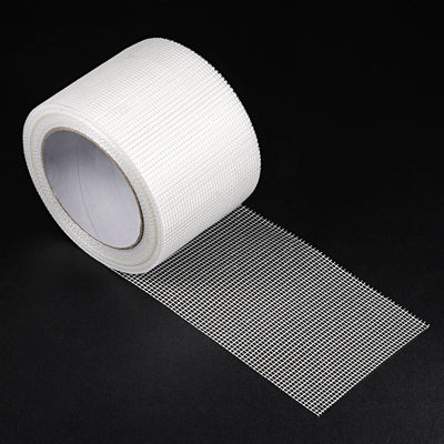 Harfington Drywall Joint Tape Self-Adhesive Fiberglass 3.2-inch x 82-feet, 2mm Mesh 2Pcs