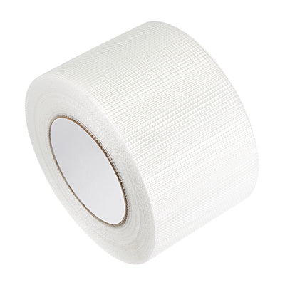 Harfington Drywall Joint Tape Self-Adhesive Fiberglass 3.9-inch x 164-feet, 2mm Mesh 3Pcs