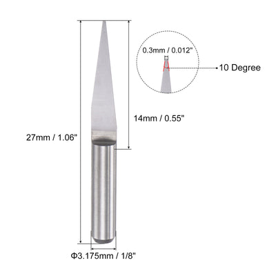 Harfington Solid Carbide Wood Engraving CNC Router Bit