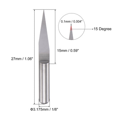 Harfington Solid Carbide Wood Engraving Carving CNC Router Bit