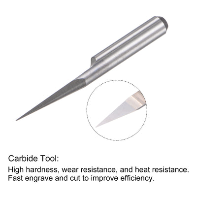 Harfington Solid Carbide Wood Engraving Carving CNC Router Bit