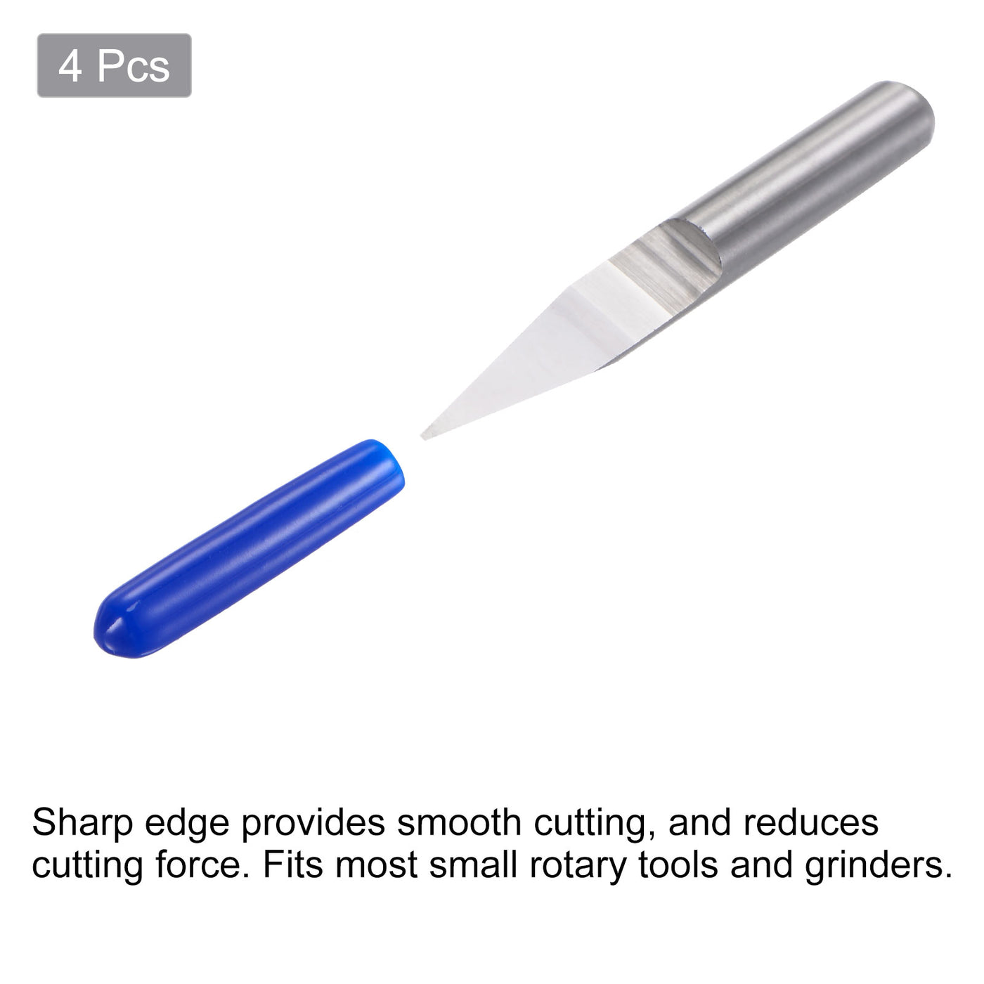 Harfington Solid Carbide Wood Engraving CNC Router Bit Carving Cutter