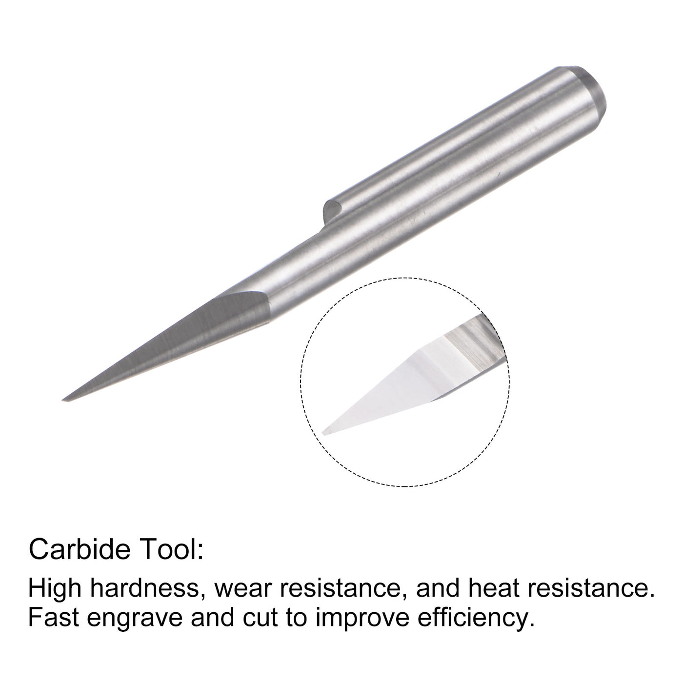 Harfington Solid Carbide Wood Engraving CNC Router Bit Carving Cutter