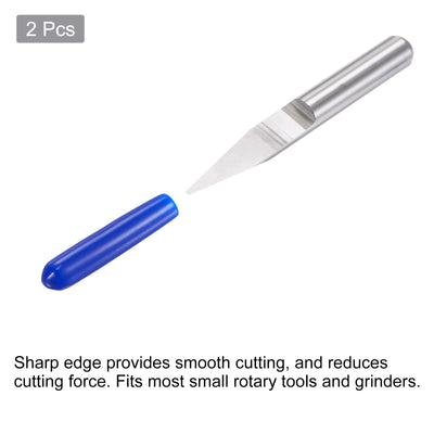 Harfington Solid Carbide Wood Engraving CNC Router Bit Carving Tool