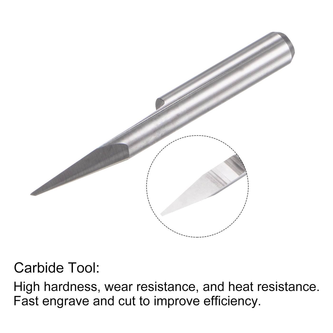 Harfington Solid Carbide Wood Engraving CNC Router Bit Carving Cutter