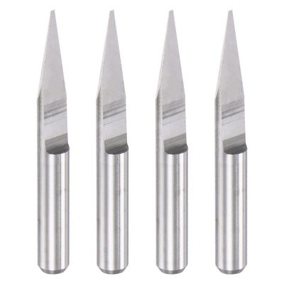 Harfington Solid Carbide Wood Engraving CNC Router Bit Carving Cutter