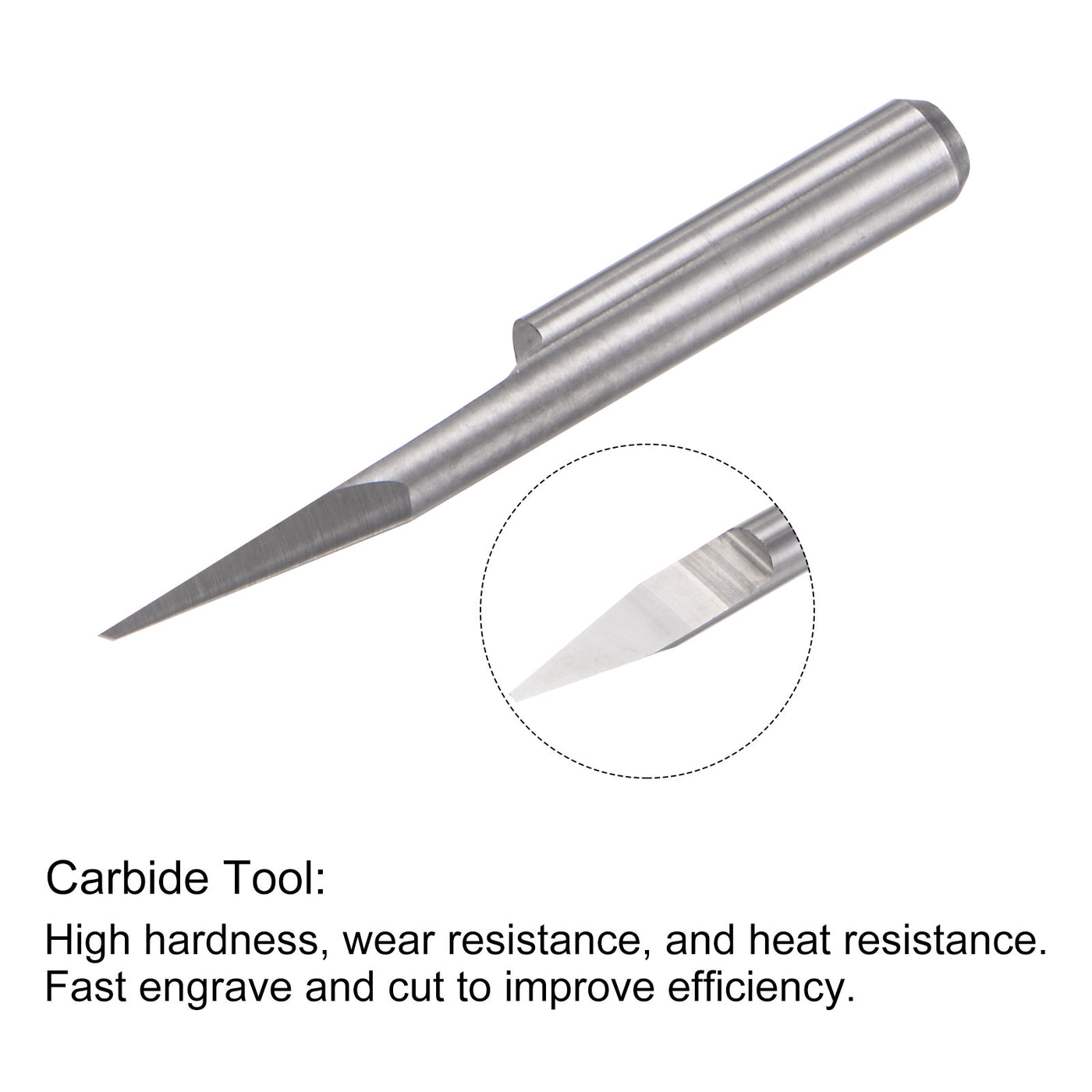 Harfington Solid Carbide Wood Engraving CNC Router Bit Carving Cutter