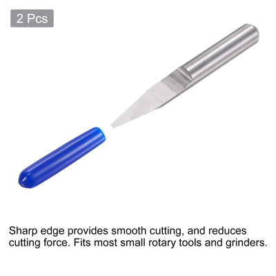 Harfington Solid Carbide Wood Engraving CNC Router Bit Carving Tool