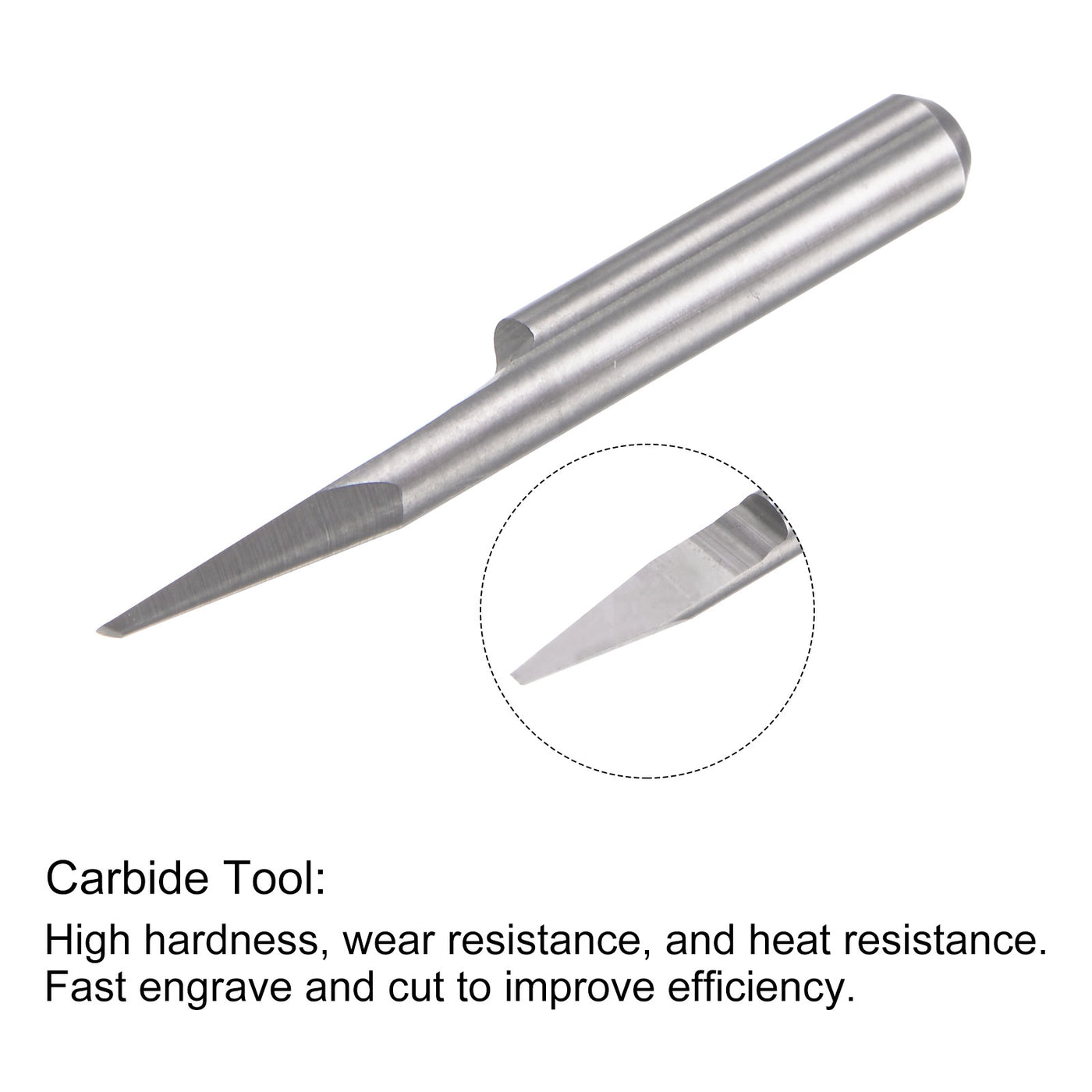 Harfington Solid Carbide Wood Engraving CNC Router Bit Carving Cutter