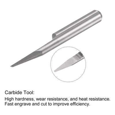 Harfington Solid Carbide Wood Engraving CNC Router Bit Carving Cutter