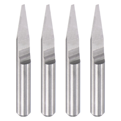 Harfington Solid Carbide Wood Engraving CNC Router Bit Carving Cutter