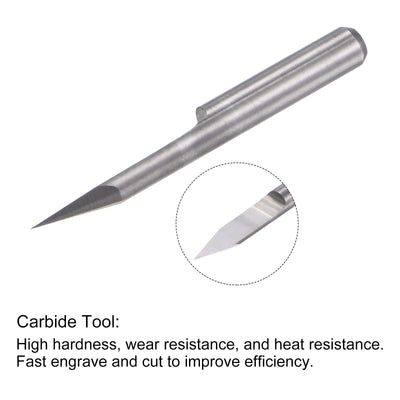 Harfington Solid Carbide Wood Engraving CNC Router Bit Milling Cutter