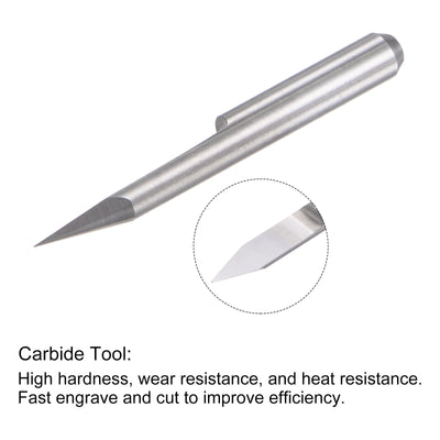 Harfington Solid Carbide Wood Engraving CNC Router Bit Milling Cutter