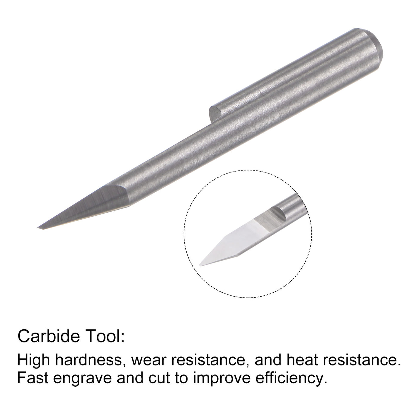 Harfington Solid Carbide Wood Engraving CNC Router Bit Milling Cutter