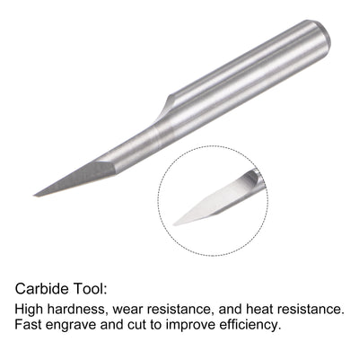Harfington Solid Carbide Wood Engraving CNC Router Bit Cutting Tool
