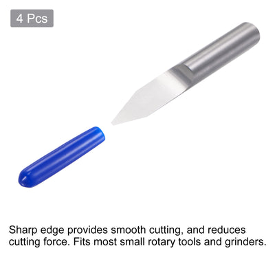 Harfington Solid Carbide Wood Engraving CNC Router Bit Milling Cutter