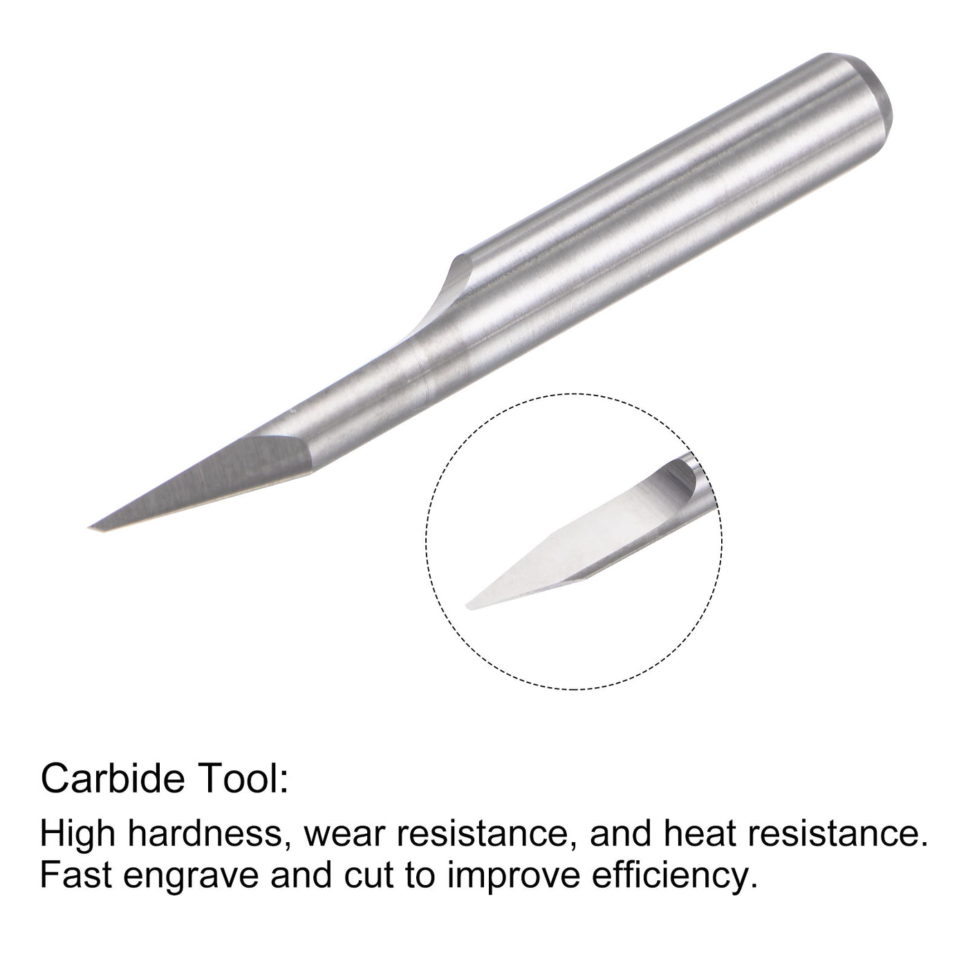 Harfington Solid Carbide Wood Engraving CNC Router Bit Milling Cutter