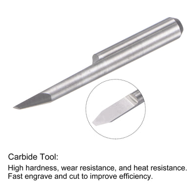 Harfington Solid Carbide Wood Engraving CNC Router Bit Milling Cutter