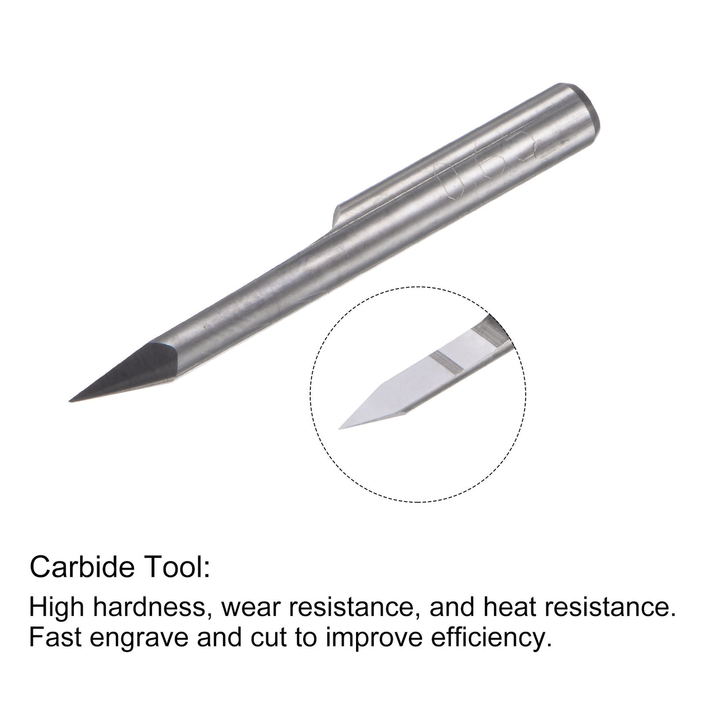 Harfington Solid Carbide Wood Engraving CNC Router Bit Carving Milling Cutter