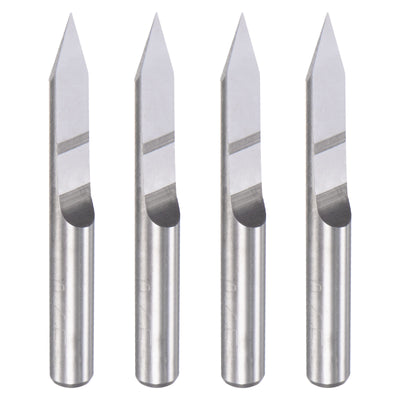 Harfington Solid Carbide Wood Engraving CNC Router Bit Carving Milling Cutter