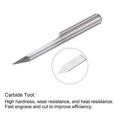 Harfington Solid Carbide Wood Engraving CNC Router Bit Carving Milling Cutter
